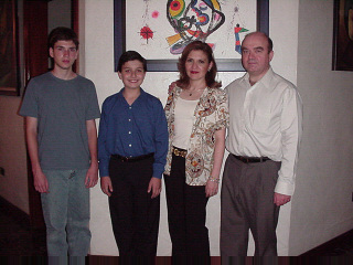 Javier Adame-Williams and family.
