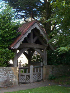 Gate to Whorlton Church